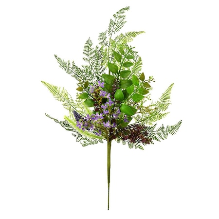 Vickerman 21.5 in. Green &amp; Purple Maytime Spray FK180102